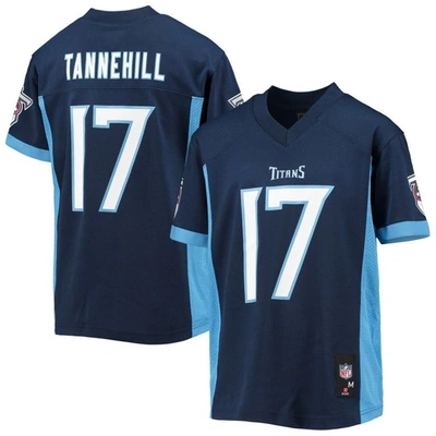 Outerstuff Kids' Youth Ryan Tannehill Navy Tennessee Titans Replica Player Jersey