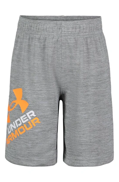 Under Armour Kids' Prototype Logo Sweat Shorts In Mod Gray
