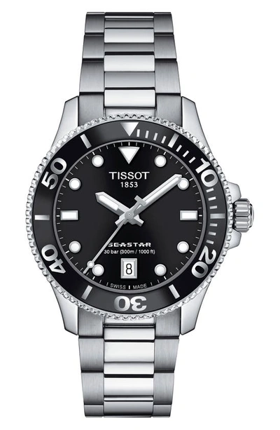 Tissot Seastar 1000 Bracelet Watch, 36mm In Silver Grey