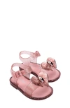Melissa Kids' X Barbie Mini Mar Sandal In Pink Glitter