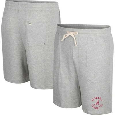 Colosseum Heather Gray Alabama Crimson Tide Love To Hear This Terry Shorts