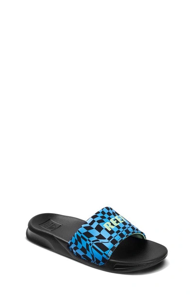 Reef Kids' One Pool Slide In Swell Checkers