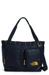 The North Face Base Camp Voyager Tote In Summit Navy/ Summit Gold