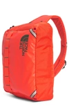 The North Face Base Camp Voyager Sling Backpack In Retro Orange/ New Taupe Green