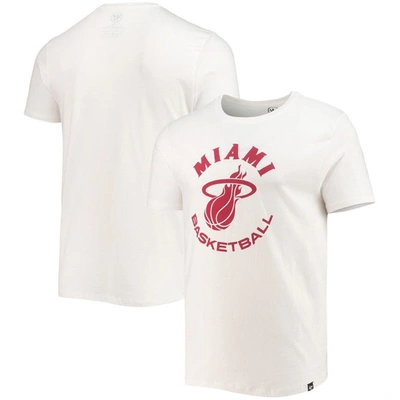 47 ' White Miami Heat Basketball Super Rival T-shirt