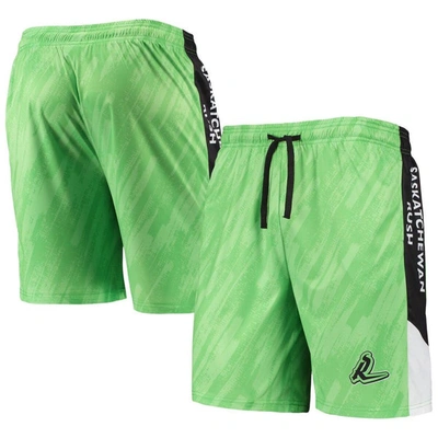 Foco Green Saskatchewan Rush Static Mesh Shorts