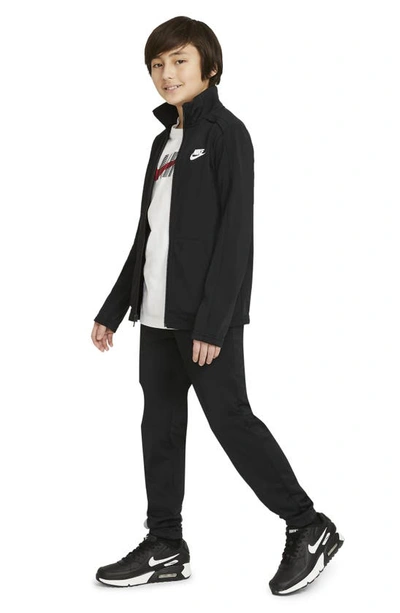 Nike Kids' Sportswear Track Suit In Black/ Black