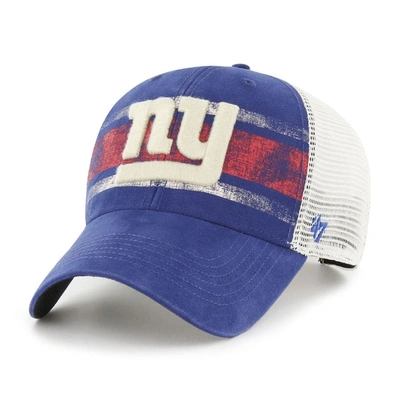 47 ' Royal/white New York Giants Interlude Mvp Trucker Snapback Hat