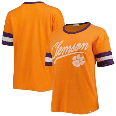 47 ' Orange Clemson Tigers Dani Retro Slub T-shirt