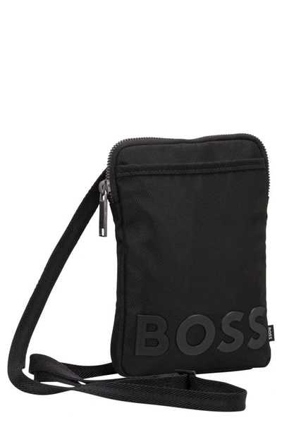 Hugo Boss Catch 2.0 Phone Crossbody In Black