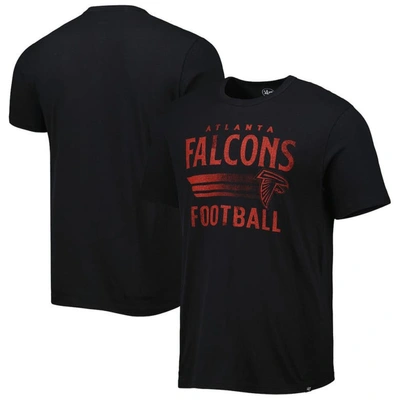 47 ' Black Atlanta Falcons Wordmark Rider Franklin T-shirt