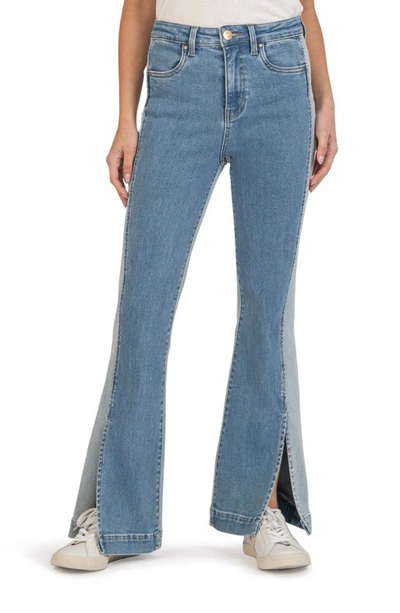 Kut From The Kloth Ana High Waist Flare Jeans In Blue