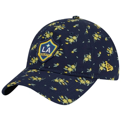 New Era Navy La Galaxy Bloom 9twenty Adjustable Hat