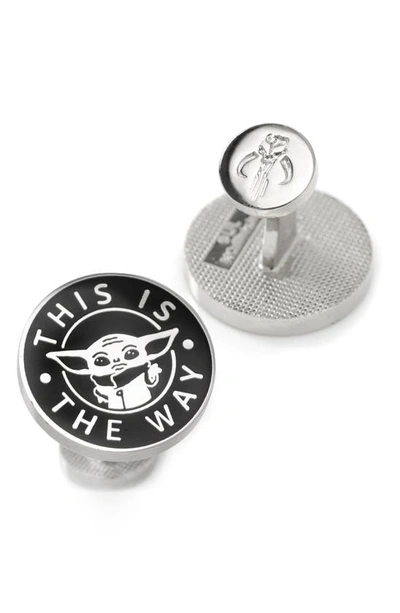 Cufflinks, Inc Grogu This Is The Way Cuff Links In Silver