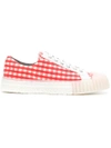 Adieu Gingham Check Sneakers