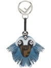 Fendi Space Monkey Bag Charm In Brown