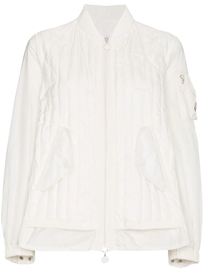 Moncler Kim Quilted Down Jacket In White