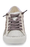 Dolce Vita Zina Sneaker In White Leopard Calf Hair