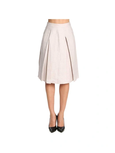 Emporio Armani Skirt Skirt Women  In Pearl