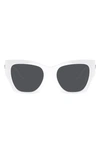 Versace Ve4452 Medusa Plastic Square Sunglasses In Dark Grey