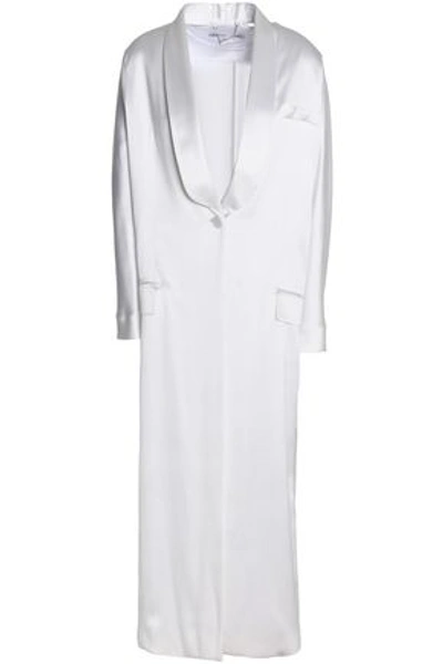 Givenchy Satin Trench In White