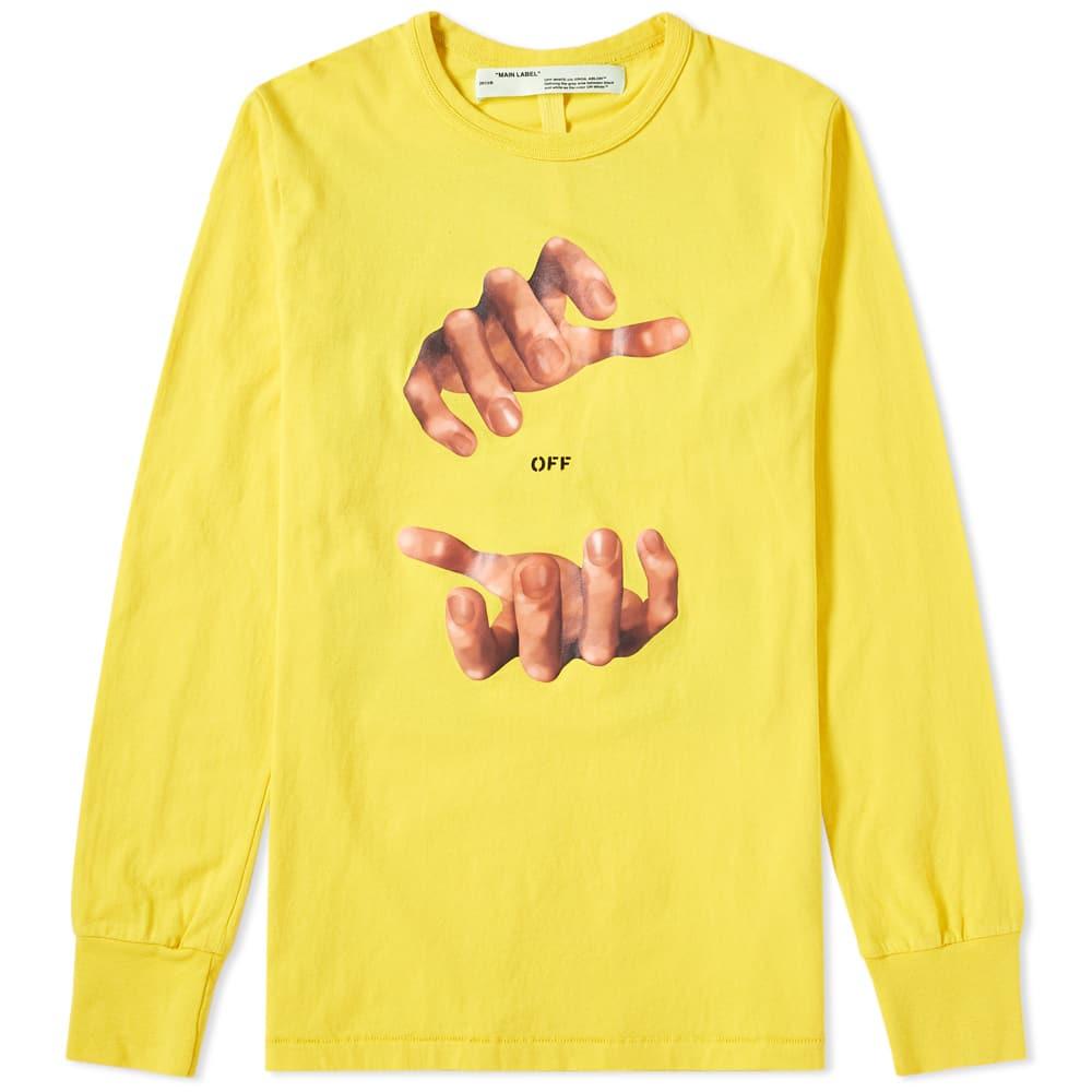off white tee yellow