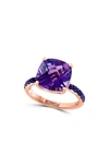 Effy 14k Yellow Gold Citrine Ring In Purple