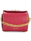 Alexander Mcqueen Box Bag 19 In Red