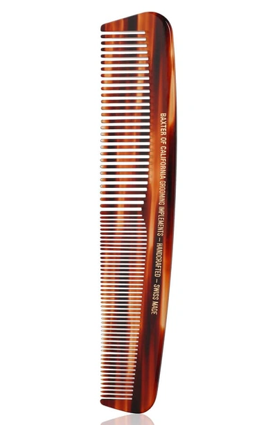 Baxter Of California Large Tortoiseshell Acetate Comb In Brown