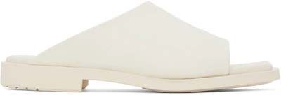 At.kollektive Off-white Bianca Saunders Edition Morant Slides In Cream White
