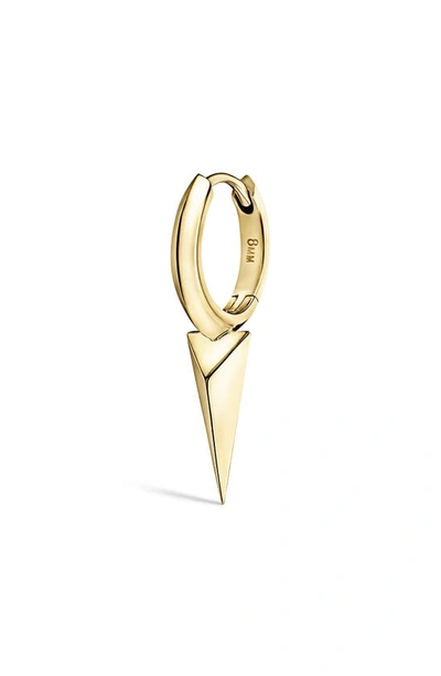 Maria Tash Single Long Spike Clicker Earring In Yellow Gold