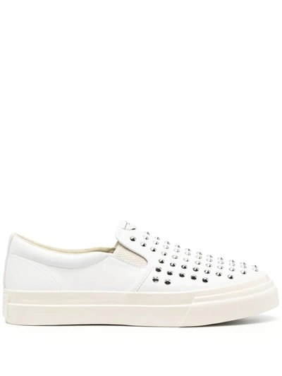 Junya Watanabe X Stepney Workers Club Leather Trainers In White