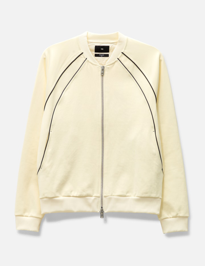 Y-3 Piped Track Jacket In White