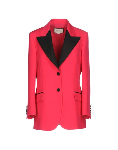 Gucci Sartorial Jacket In Fuchsia