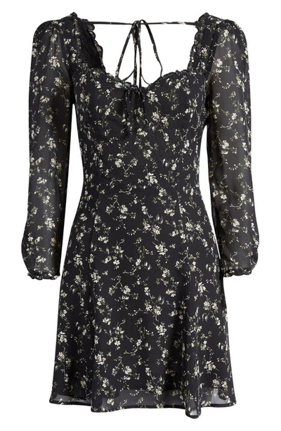Reformation Remi Floral-print Mini Dress In Lucien
