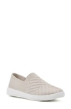 White Mountain Footwear Until Knit Slip-on Sneaker In Taupe/ Fabric