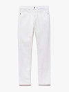 Frame L'homme Slim Brushed Twill Pants In Whisper White