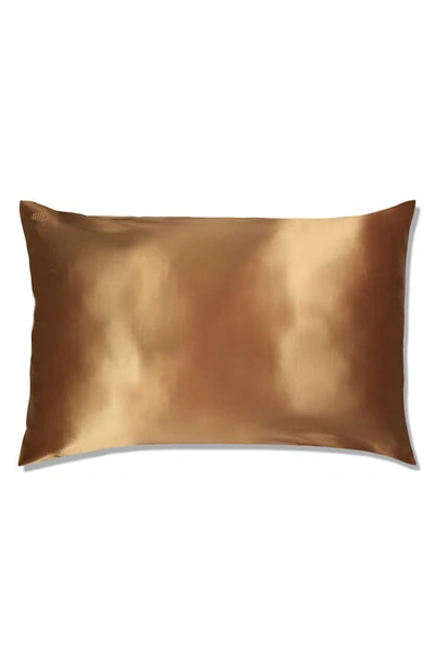Slip Silk Pillowcase - Standard/queen Gold