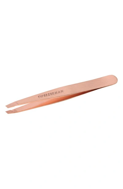 Tweezerman Stainless Steel Slant Tweezer Rose Gold 8.97 oz