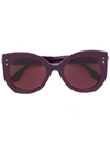 Fendi Peekaboo Sunglasses In Pink & Purple