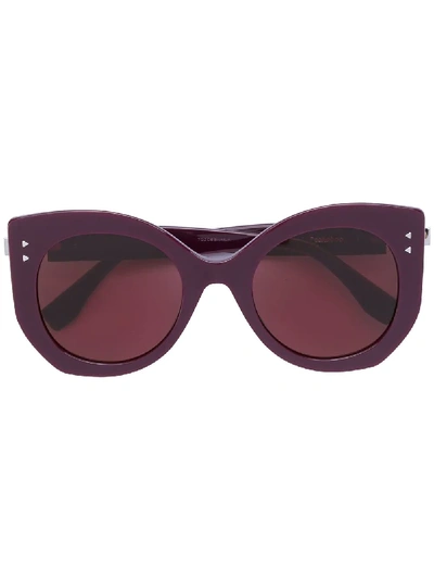 Fendi Peekaboo Sunglasses In Pink & Purple