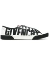 Givenchy Logo Boxing Sneakers In Black