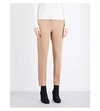 Max Mara Pegno Slim-leg Cropped Pants In Camel