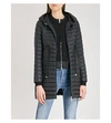 Moncler Barbel Hooded Quilted Shell Coat In Black