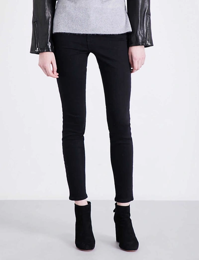 Frame Le High Skinny High-rise Jeans In Film Noir