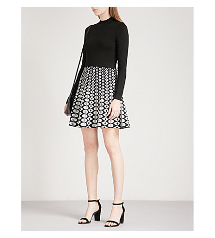 karen millen geometric dress