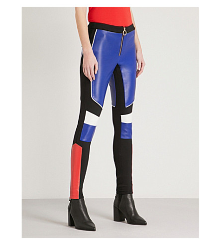 tommy hilfiger gigi hadid leather pants