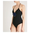 Marysia Broadway Halterneck Swimsuit In Black Mirtillo