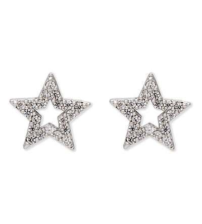 Astrid & Miyu New Tricks Rhodium Star Earrings