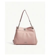 Coach Edie Leather Shoulder Bag In Sv/peony